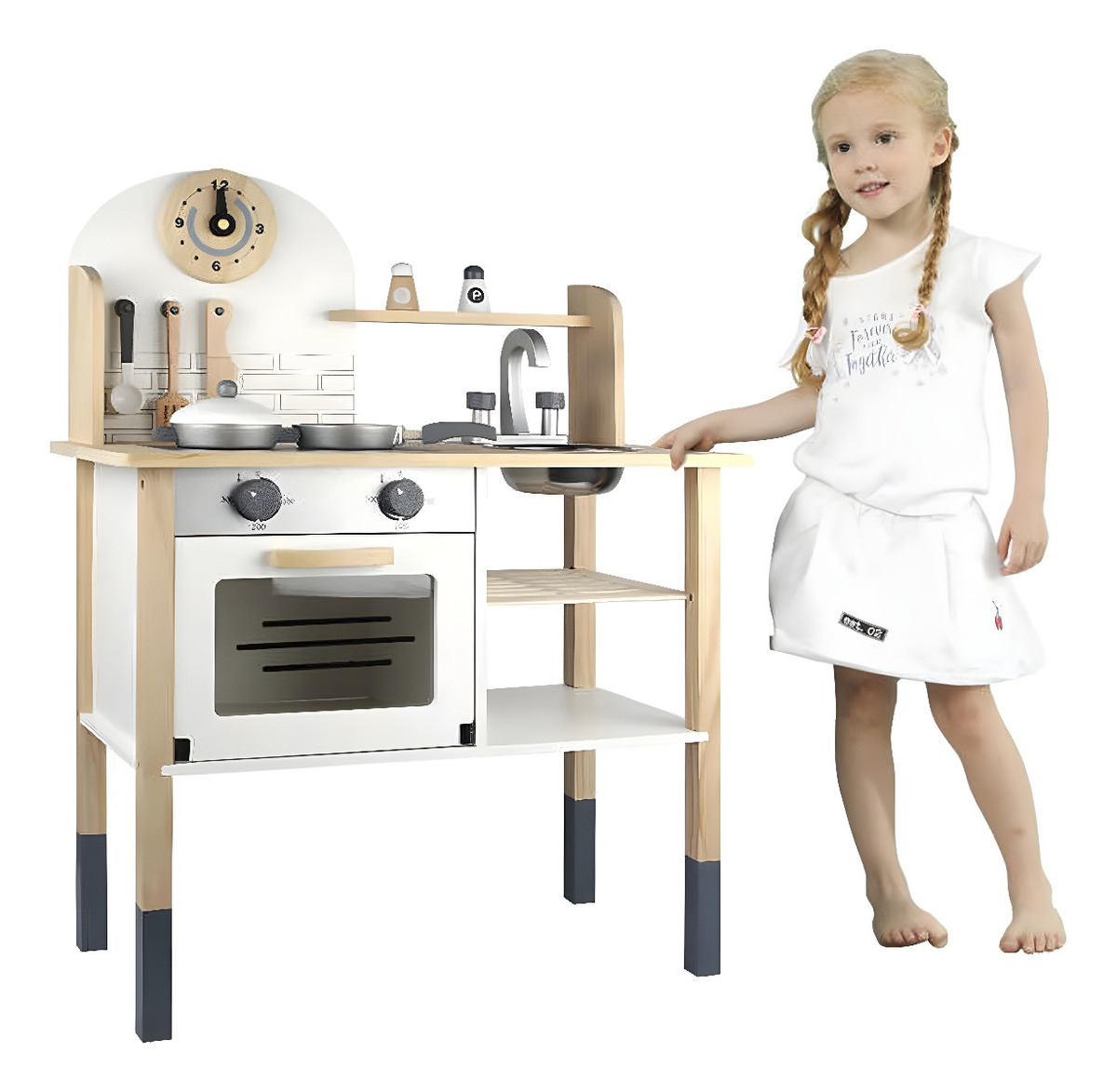 Cocina de madera niños on sale